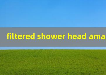  filtered shower head amazon